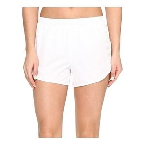 Nike Dri-FIT‎ Running Shorts White Athletic Womens Gym Workout Medium